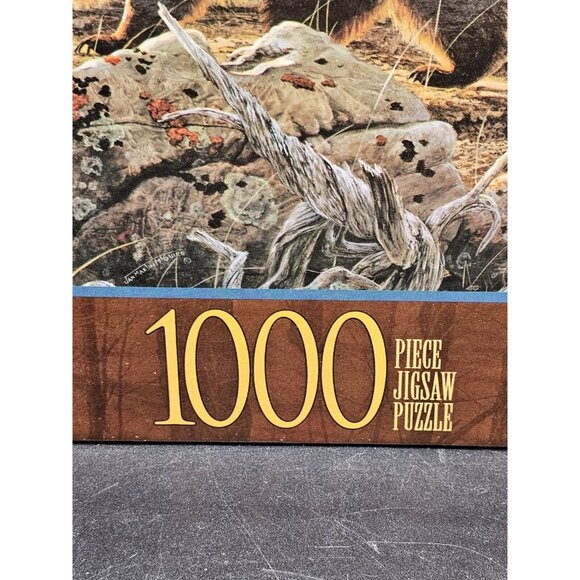 Jan Martin Mcguire Puzzle Grizzly Bear Passage To Dusk 1000 Piece Puzzle New - Picture 2 of 6